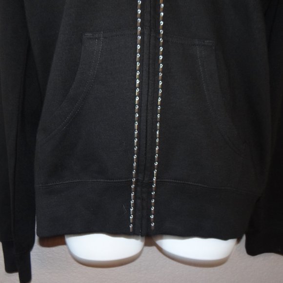 Genuine Ranch Brand Embellished Cowgirl Hoodie Sweatshirt Size Medium - Picture 4 of 9